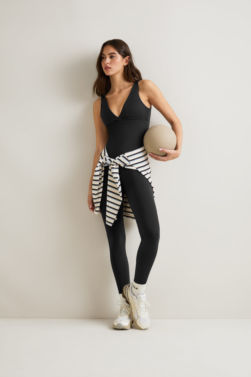 DayFlex V Neck Vest - Shadow Black