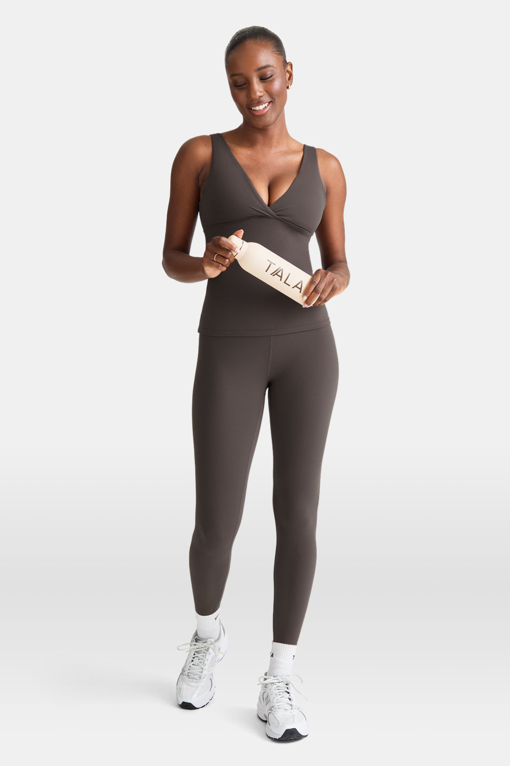 DayFlex V Neck Vest - Deep Taupe