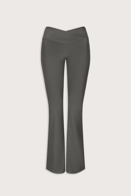 DayFlex Wrap Flared Yoga Pant - Dark Olive