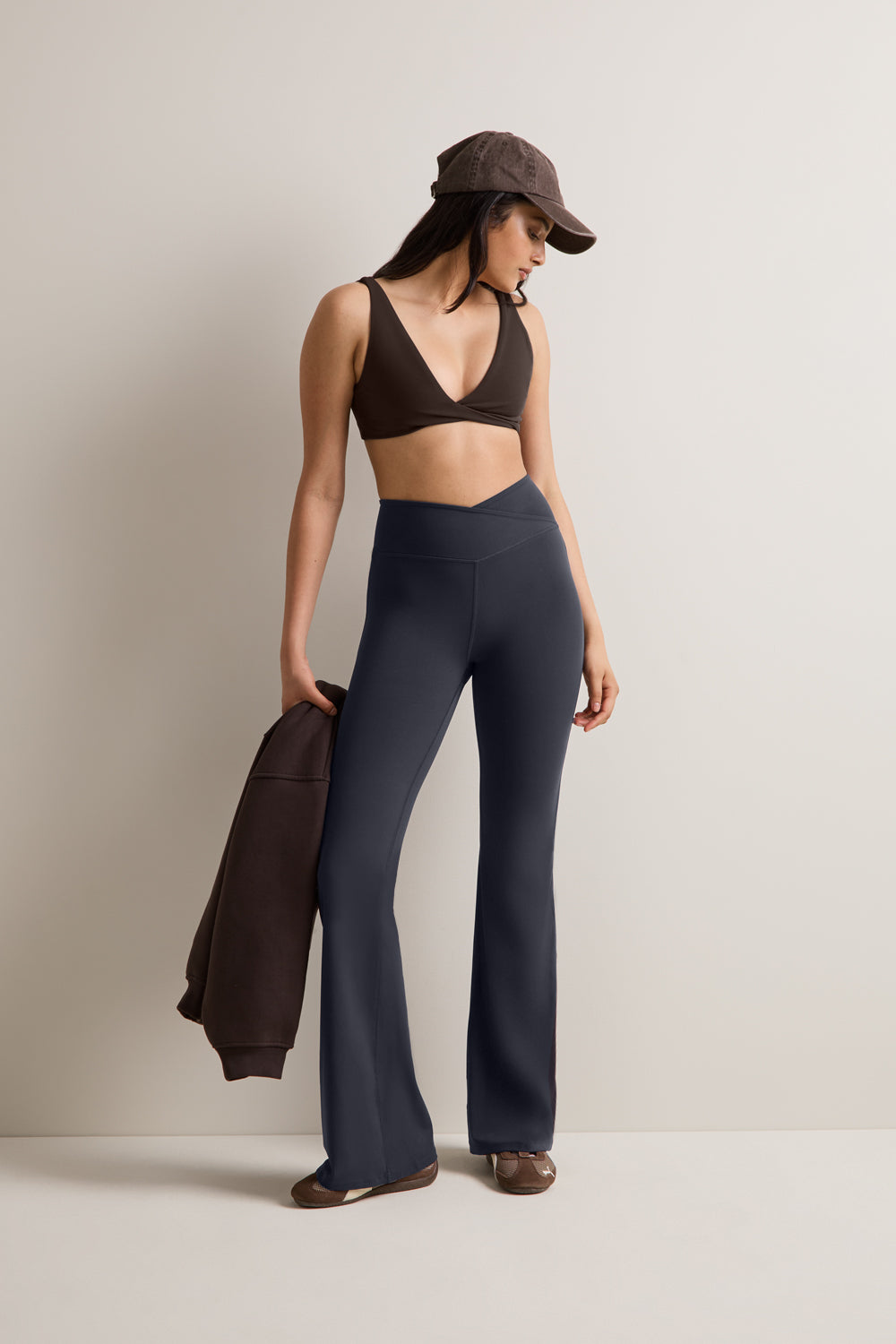 DayFlex Wrap Flared Yoga Pant - Midnight Navy