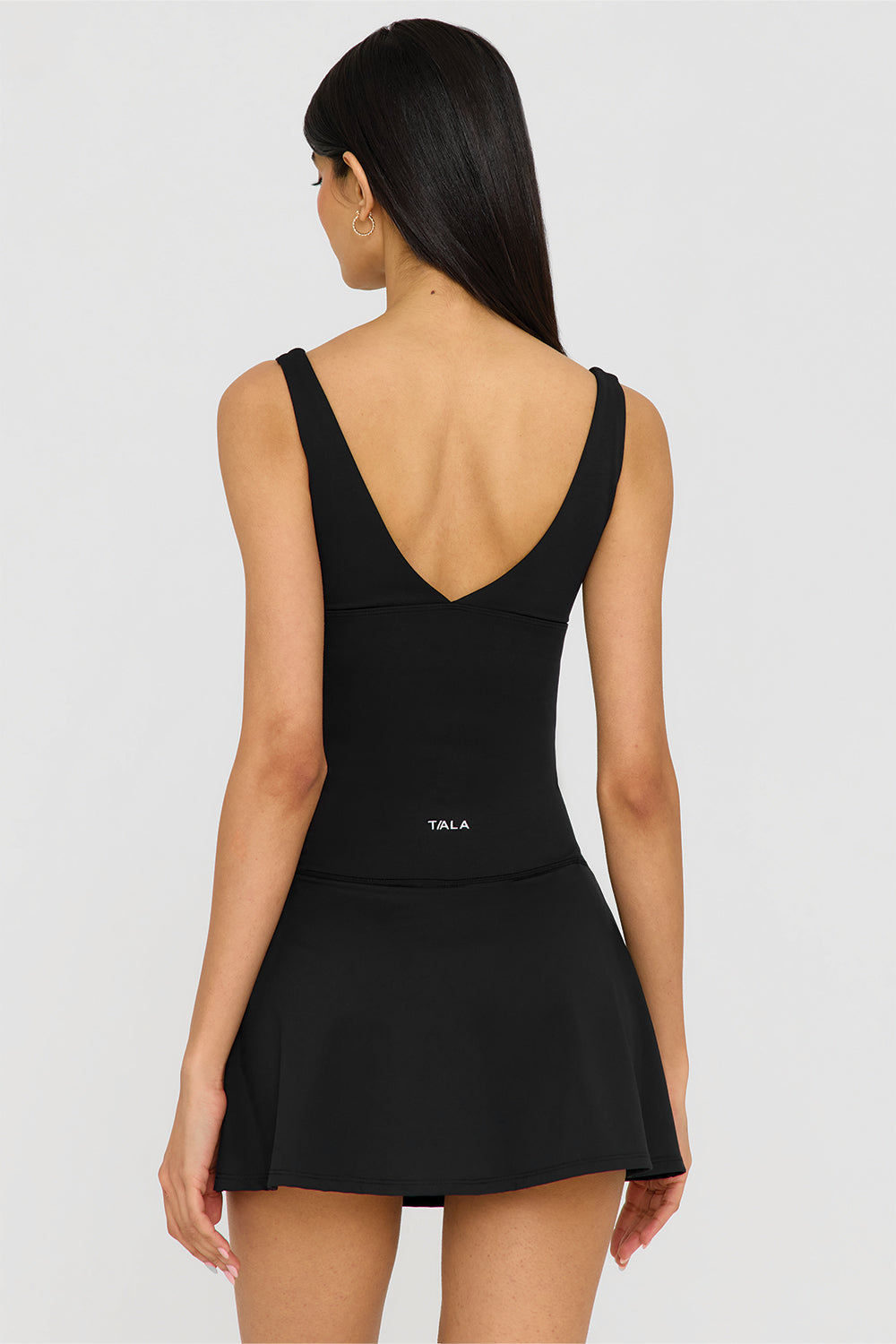 DAYFLEX WRAP WAIST SKORT - SHADOW BLACK