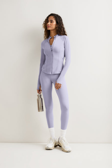 DayFlex Zip Through Sports Jacket - Lilac