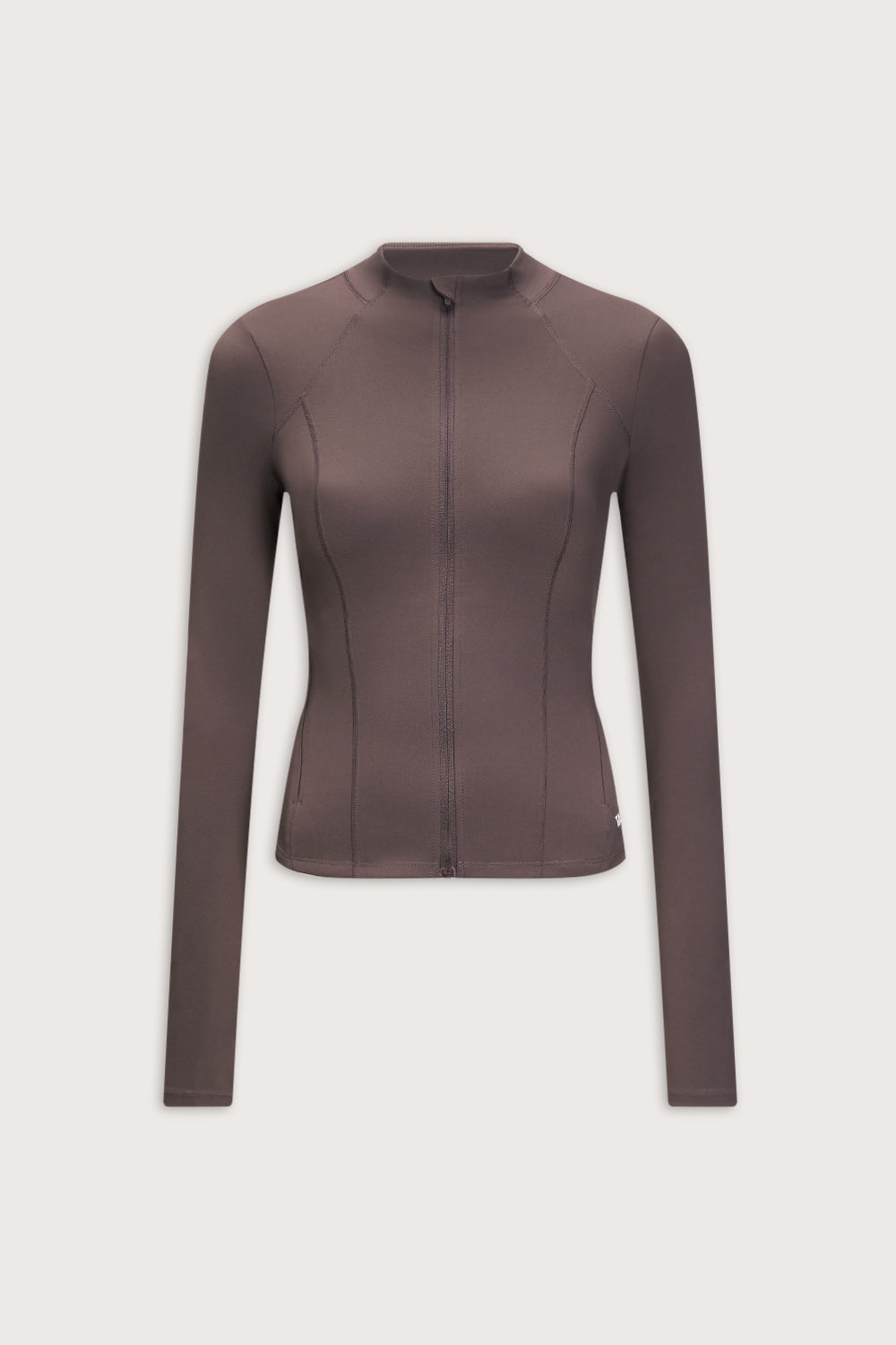 DayFlex Zip Through Sports Jacket - Mocha Brown