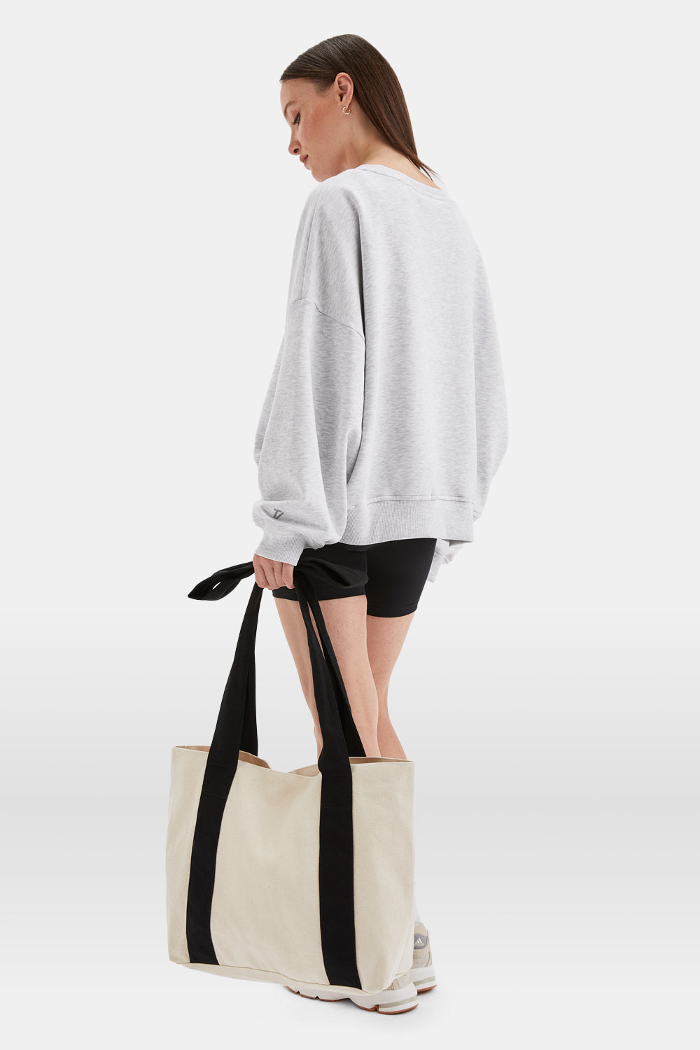TALA BOW HANDLE TOTE BAG NEUTRAL