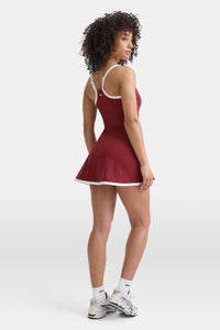 DAYFLEX ACTIVE DRESS - VINTAGE RED & IVORY