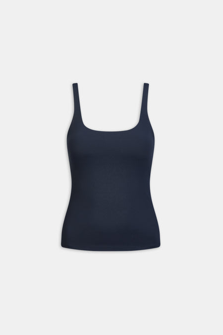 DayFlex Square Neck Full Length Vest - Midnight Navy