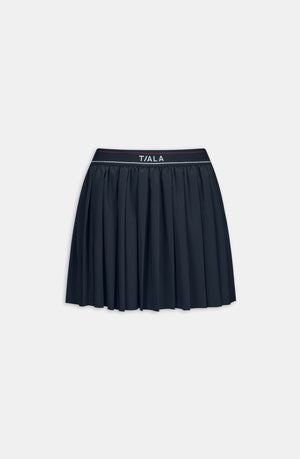 DAYFLEX LOGO PLEATED SKORT - MIDNIGHT NAVY