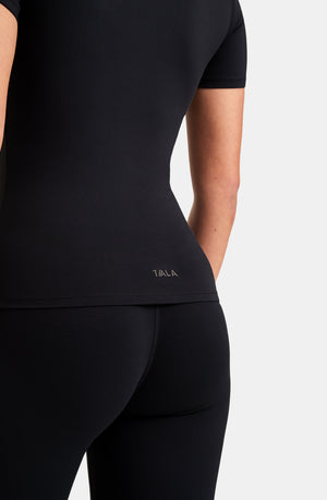 DAYFLEX ESSENTIAL FULL LENGTH T-SHIRT - SHADOW BLACK