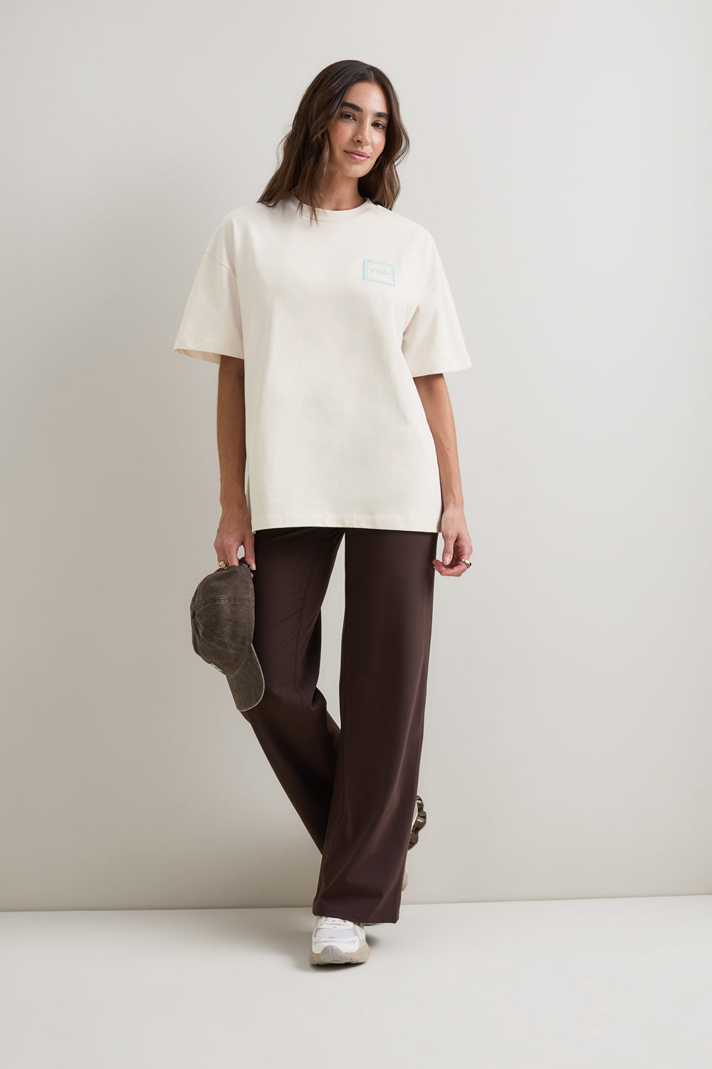 Seashells Graphic Tee - Ivory / Aqua Blue – TALA