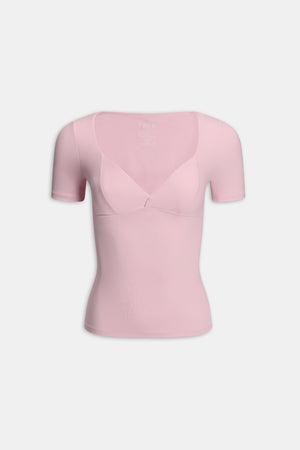 DayFlex Plunge Top - Ballet Slipper