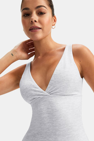 DayFlex V Neck Vest - Grey Marl