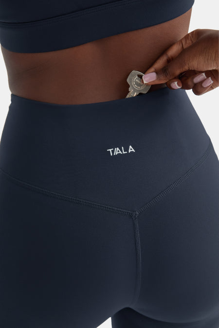 DayFlex Wrap High Waisted Legging - Midnight Navy