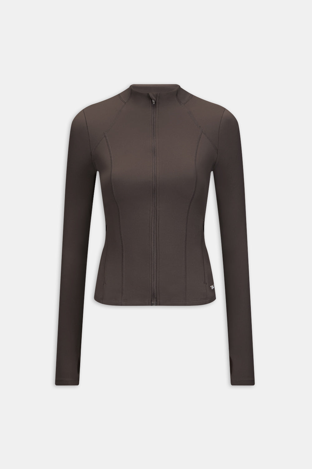 DayFlex Zip Through Sports Jacket - Deep Taupe
