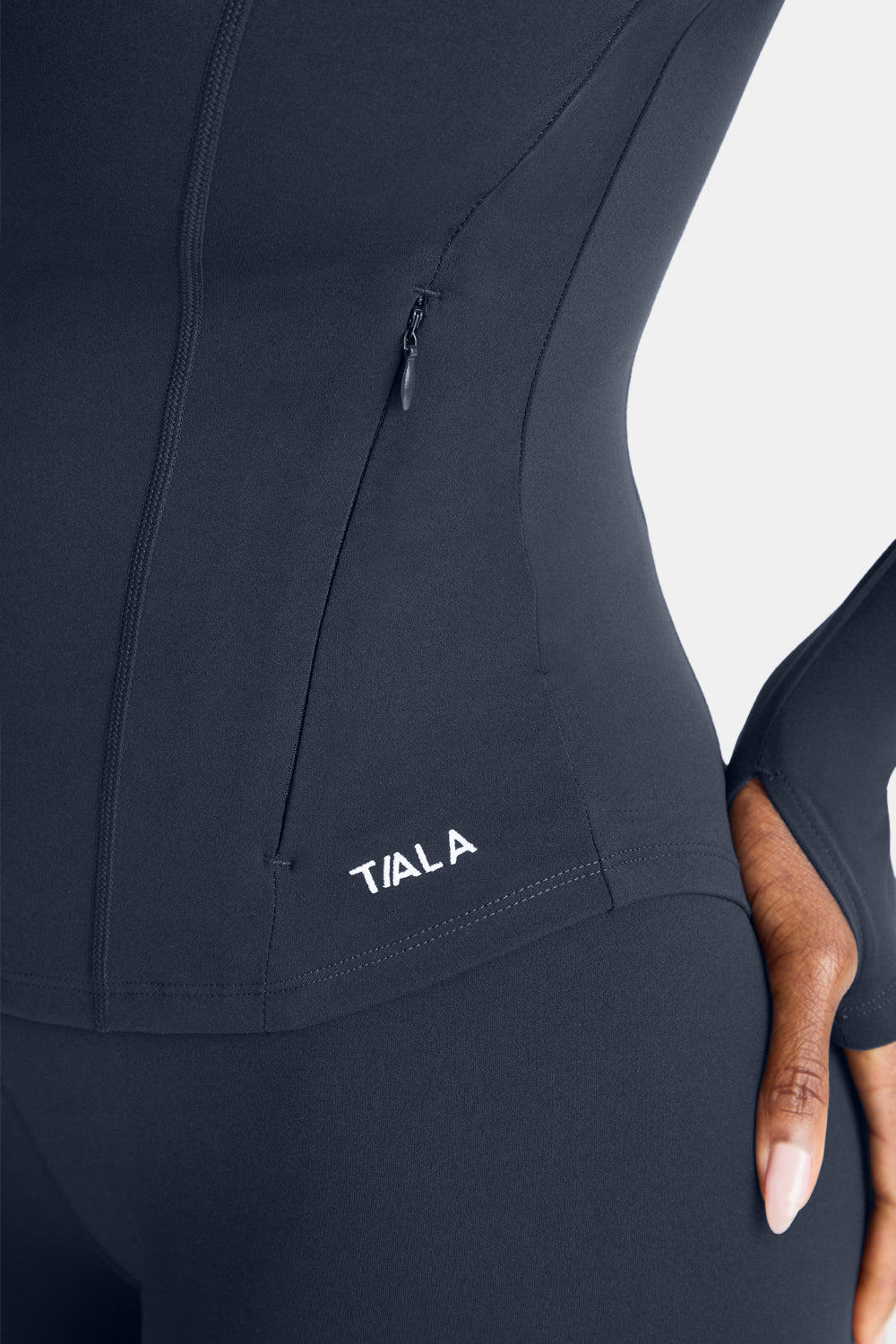 DayFlex Zip Through Sports Jacket - Midnight Navy