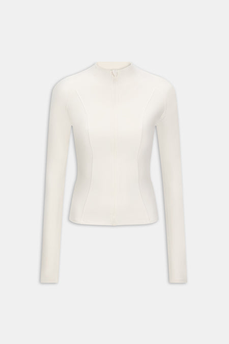 DayFlex Zip Through Jacket - Ivory