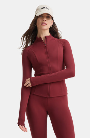 DAYFLEX ZIP THROUGH JACKET - VINTAGE RED