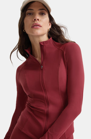DAYFLEX ZIP THROUGH JACKET - VINTAGE RED