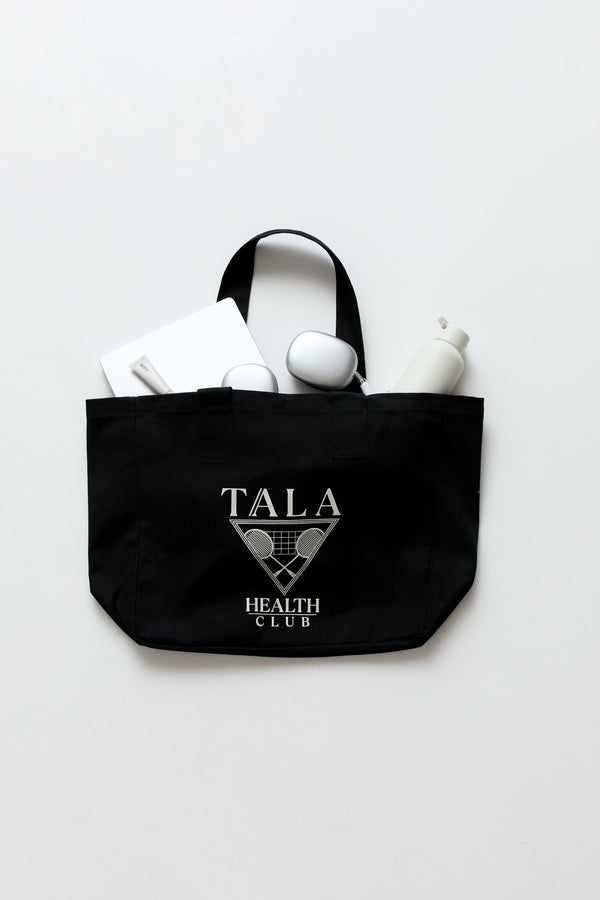TALA Health Club Tote Bag - Black