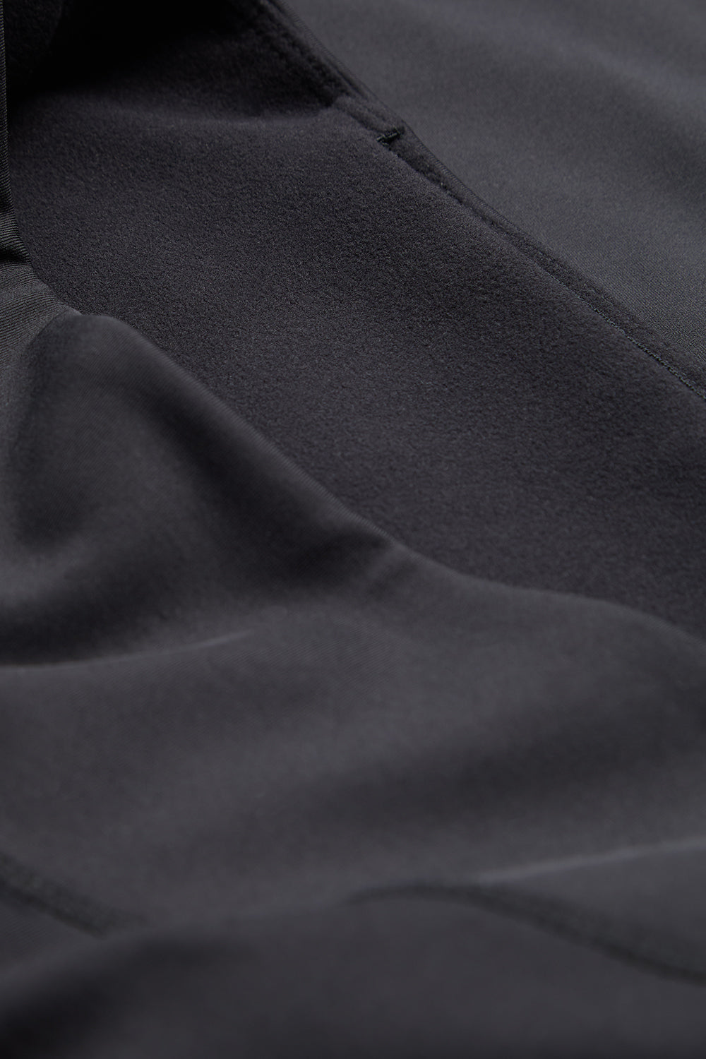 SkinLuxe Fleece High Waisted Legging - Shadow Black