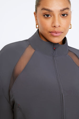 Woven Track Jacket - Graphite