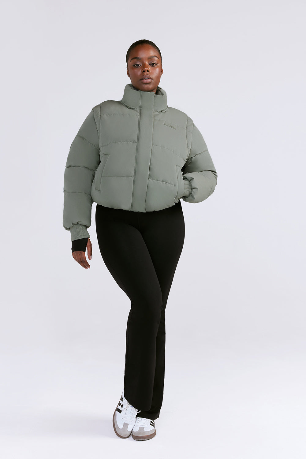 STORM MULTIWAY 3-IN-1 PUFFER JACKET - VINTAGE KHAKI – TALA