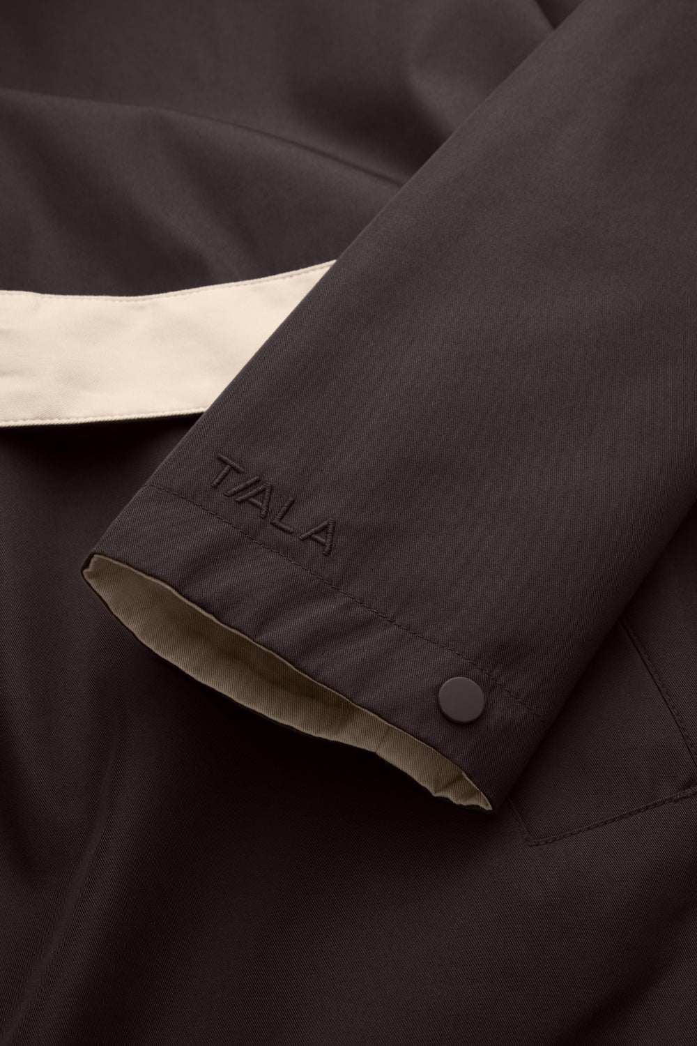 Longline Reversible Trench - Truffle / Americano