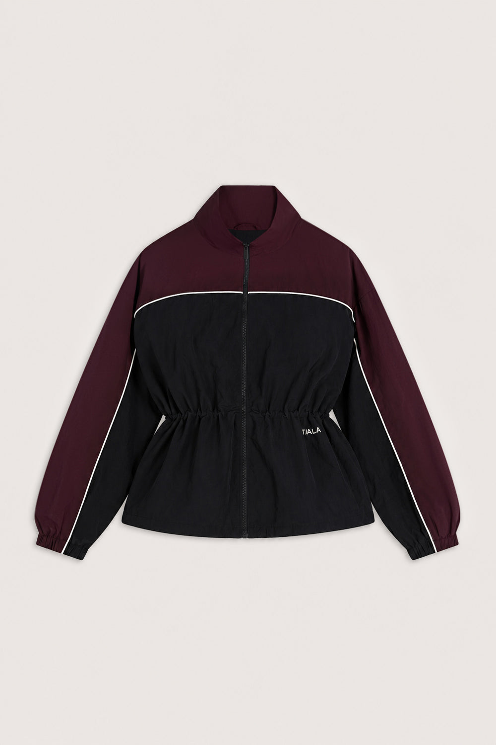 Multiway Contrast Windbreaker - Burgundy