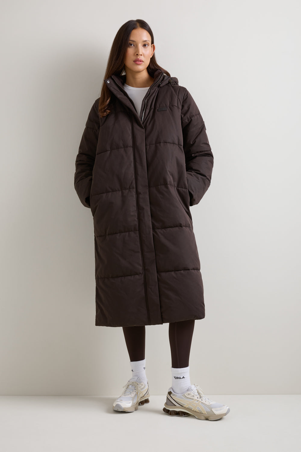 Polar Longline Puffer Coat - Americano