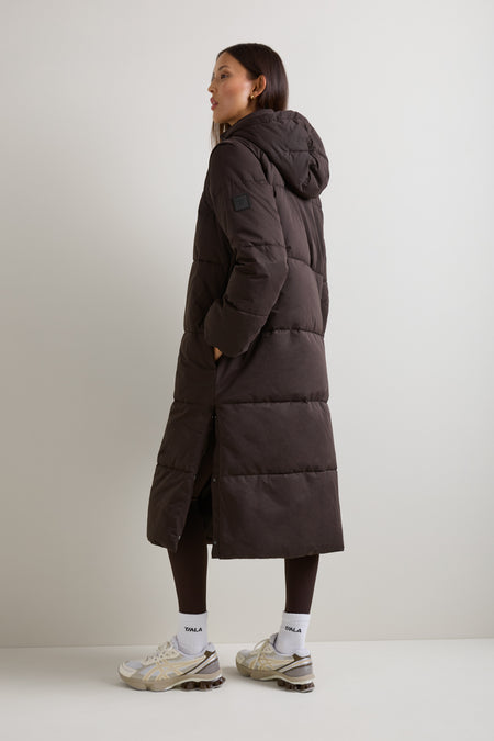 Polar Longline Puffer Coat - Americano
