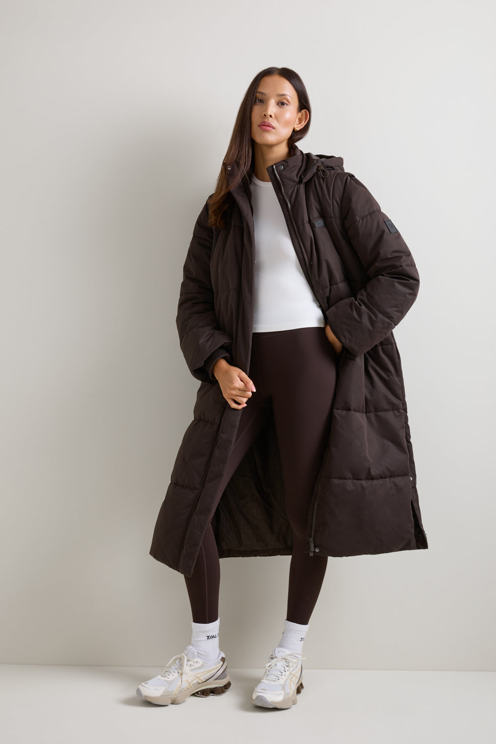 Polar Longline Puffer Coat - Americano