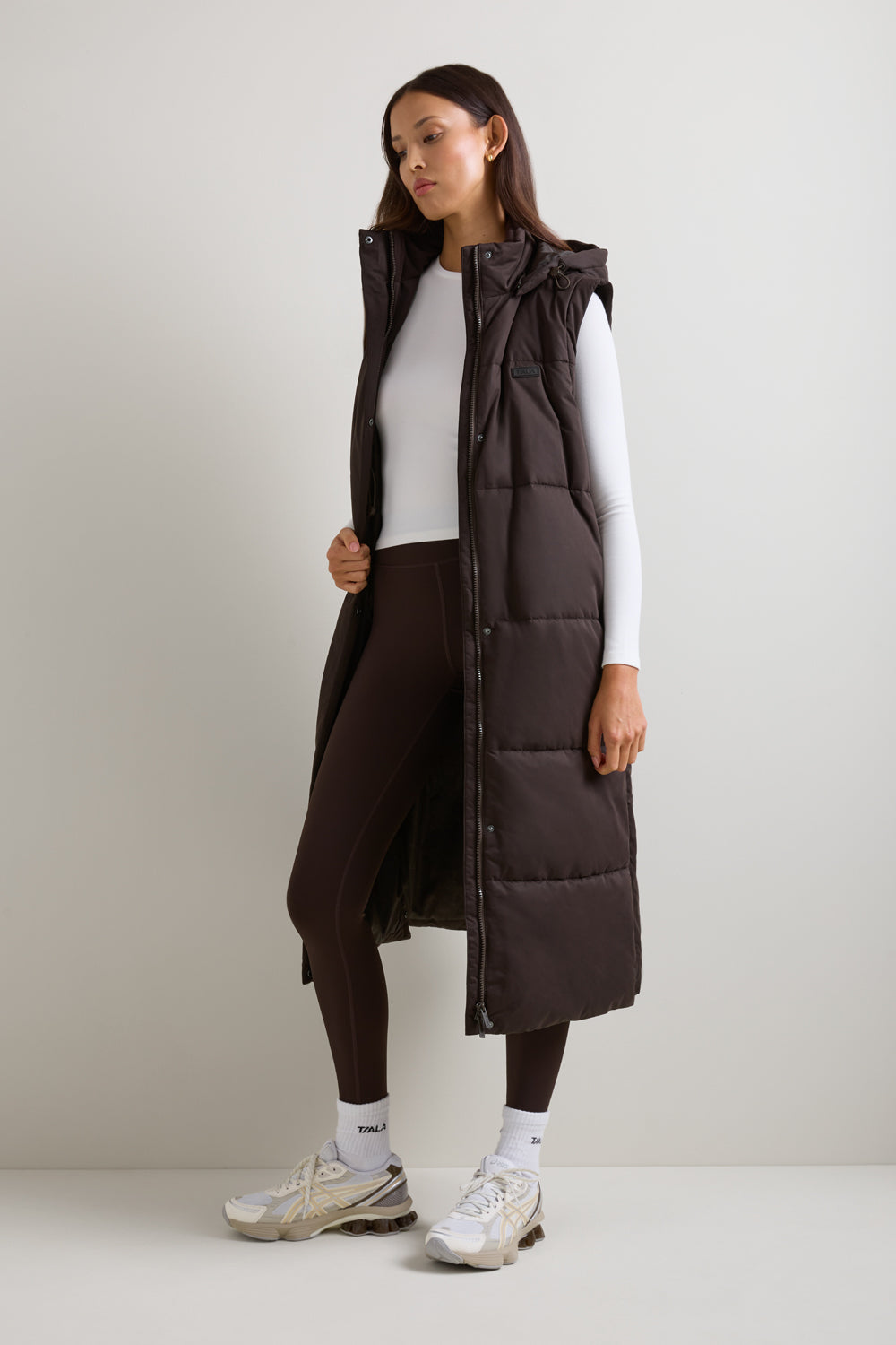 Polar Longline Puffer Coat - Americano