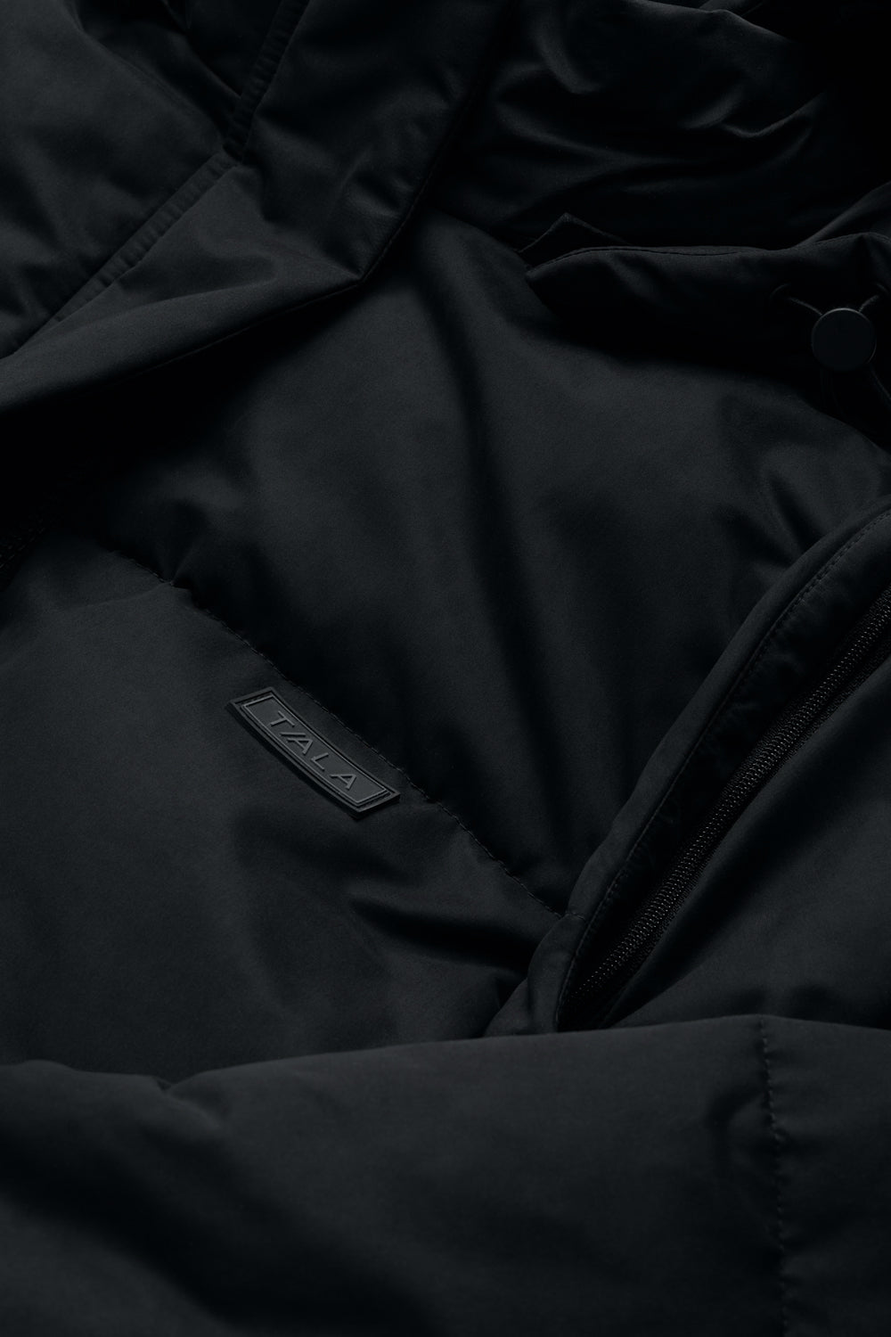 Polar Longline Puffer Coat - Black