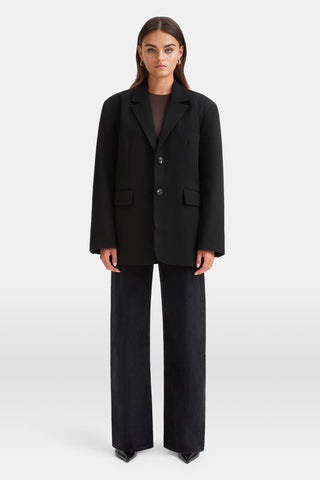 ジャケット Y PROJECT Black Stretch Twill Oversize Blazer Everyday Tailoring Oversized Blazer - Black – TALA