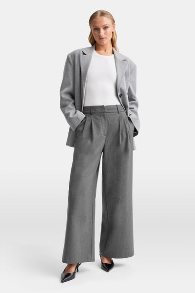 CREASE DL / TROUSERS 01 Sサイズ CHARCOAL System - Pressed Crease Trouser Charcoal Grey – WDLT117