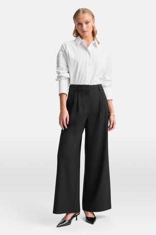 EVERYDAY TAILORING ADJUSTABLE WIDE LEG TROUSERS - BLACK – TALA
