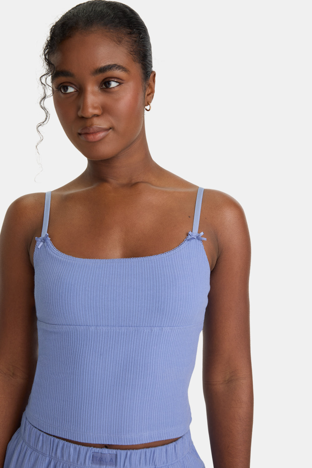 SOFT LOUNGE PYJAMA CAMI TOP CORNFLOWER BLUE TALA