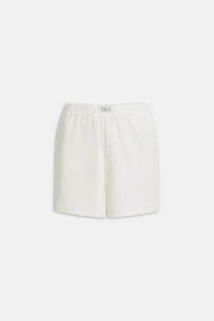 Soft Lounge Pyjama Shorts - Coconut Milk