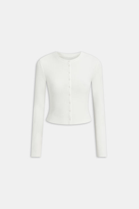 Soft Lounge Cardigan - Coconut Milk