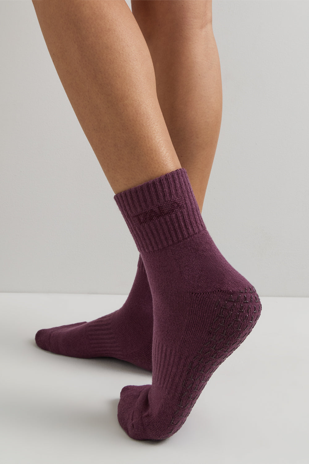 TALA Pilates Grip Socks 2 Pack - Light Fig