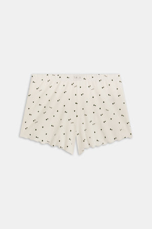 Pyjama Shorts - Ivory Forest Print