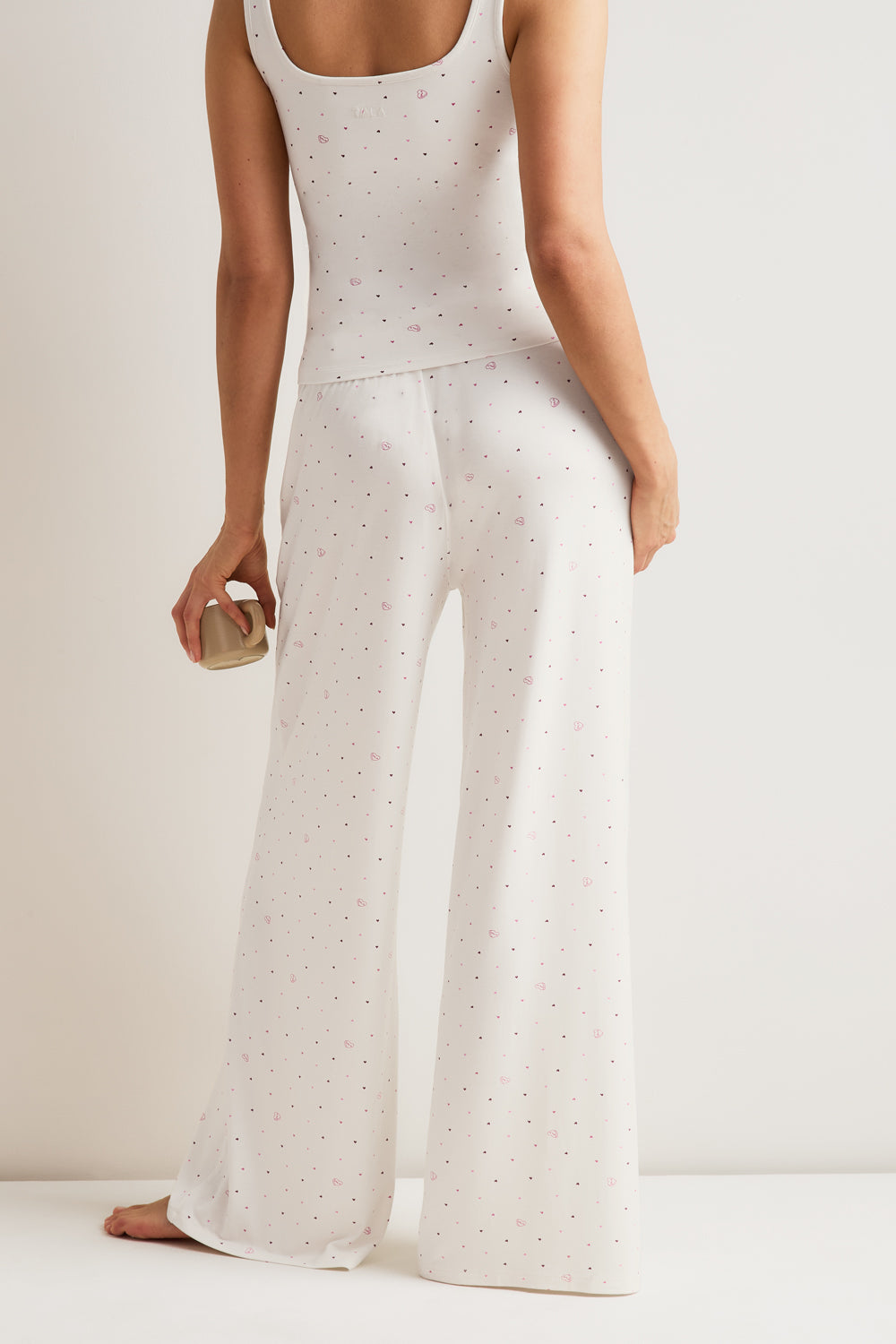 Pyjama Bottoms - Love Heart Print