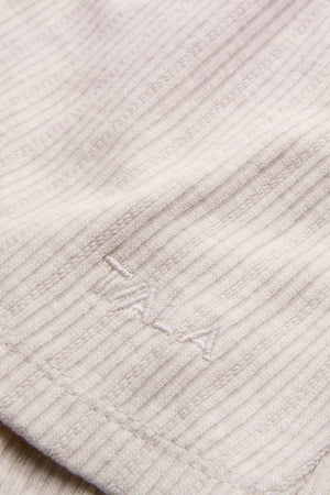 Button Pyjama Shorts - Oat Marl