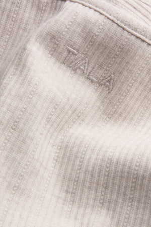 Sweetheart Henley Pyjama Vest - Oat Marl