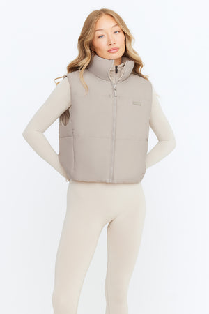Reversible Multiway Gilet - Pebble And Truffle