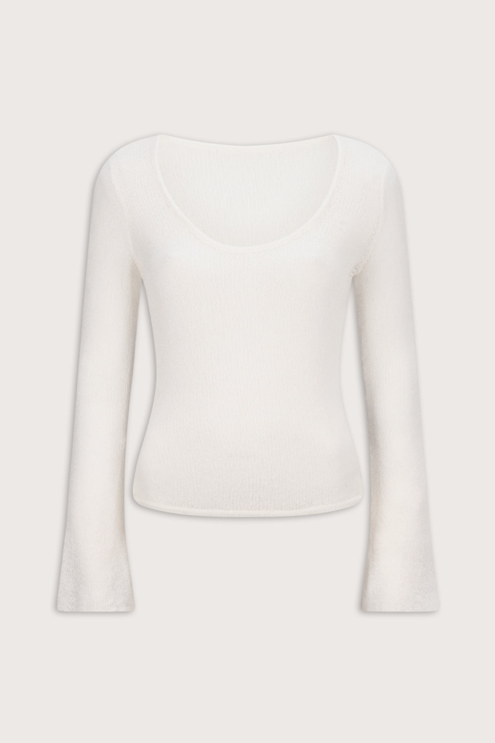 Multiway Long Sleeve Beach Knit Top - Ivory