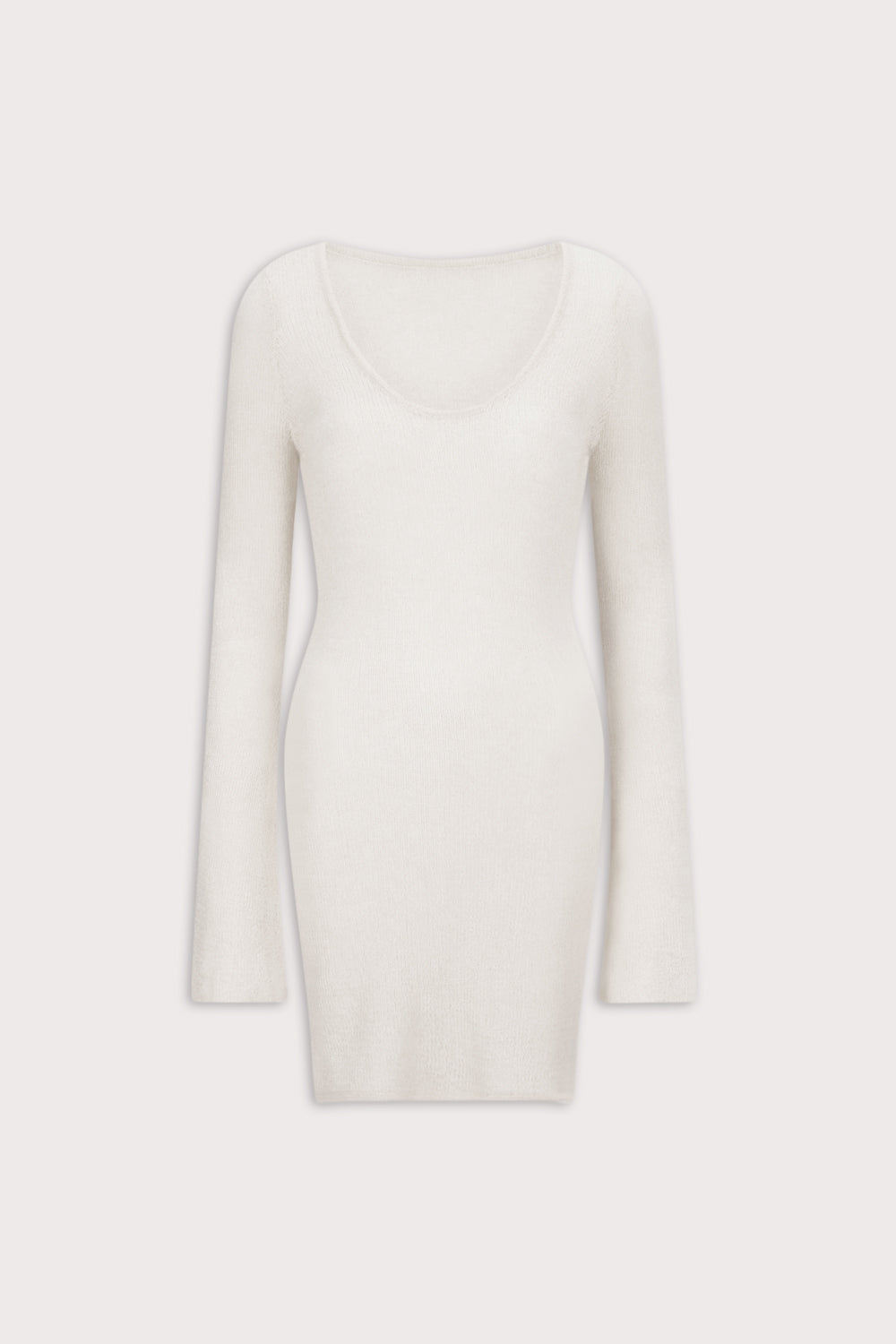 Multiway Beach Knit Mini Dress - Ivory