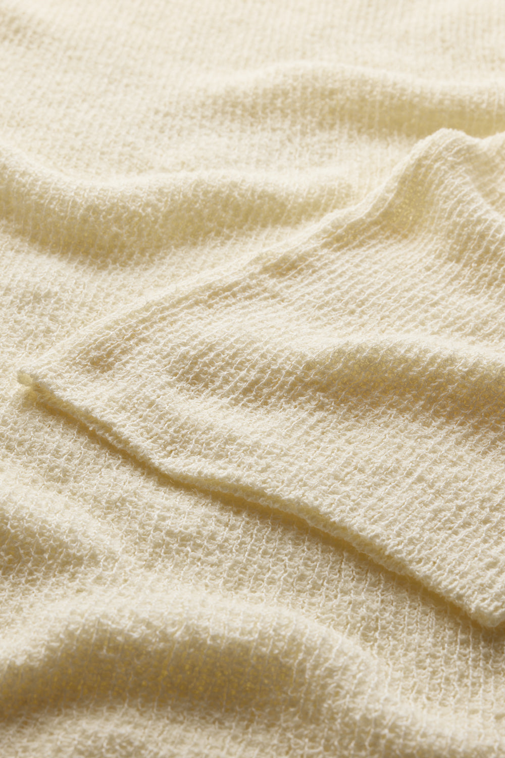 Multiway Beach Knit Mini Dress - Lemon Yellow