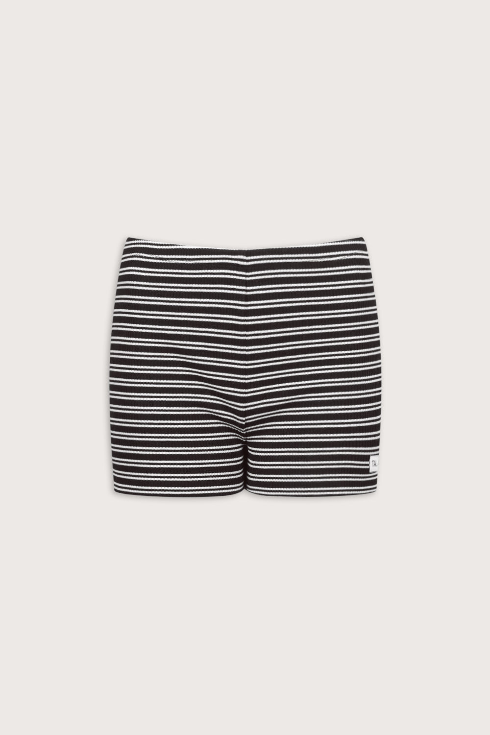 Stripe Knit Short - Black / White