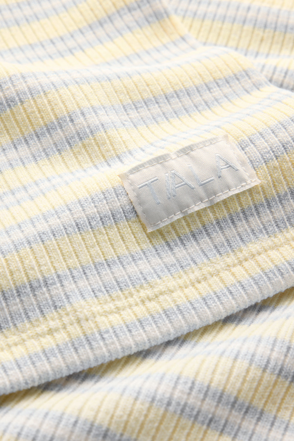 Stripe Knit Short - Lemon Yellow