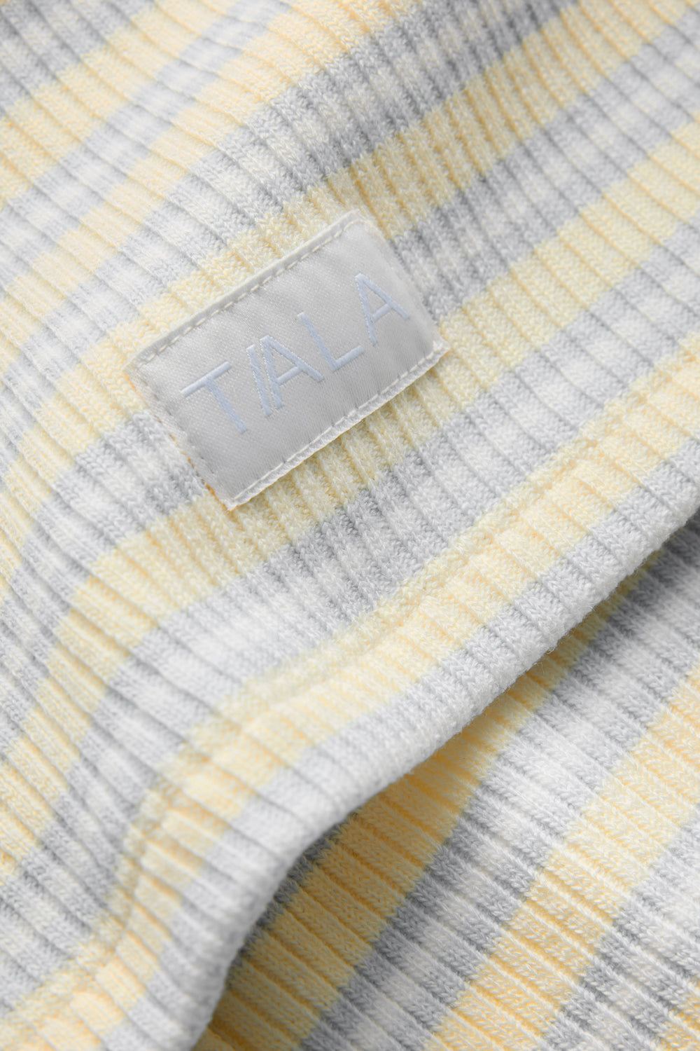 Stripe Knit Vest - Lemon Yellow